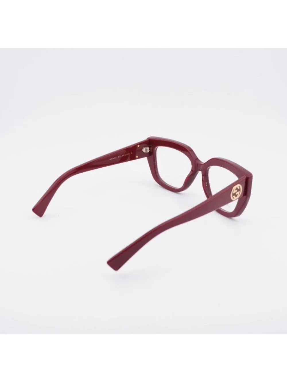 Gucci GG1847O 003 Eyeglasses Bordeaux 53mm Cat Eye Frame